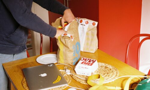 a person is preparing a meal